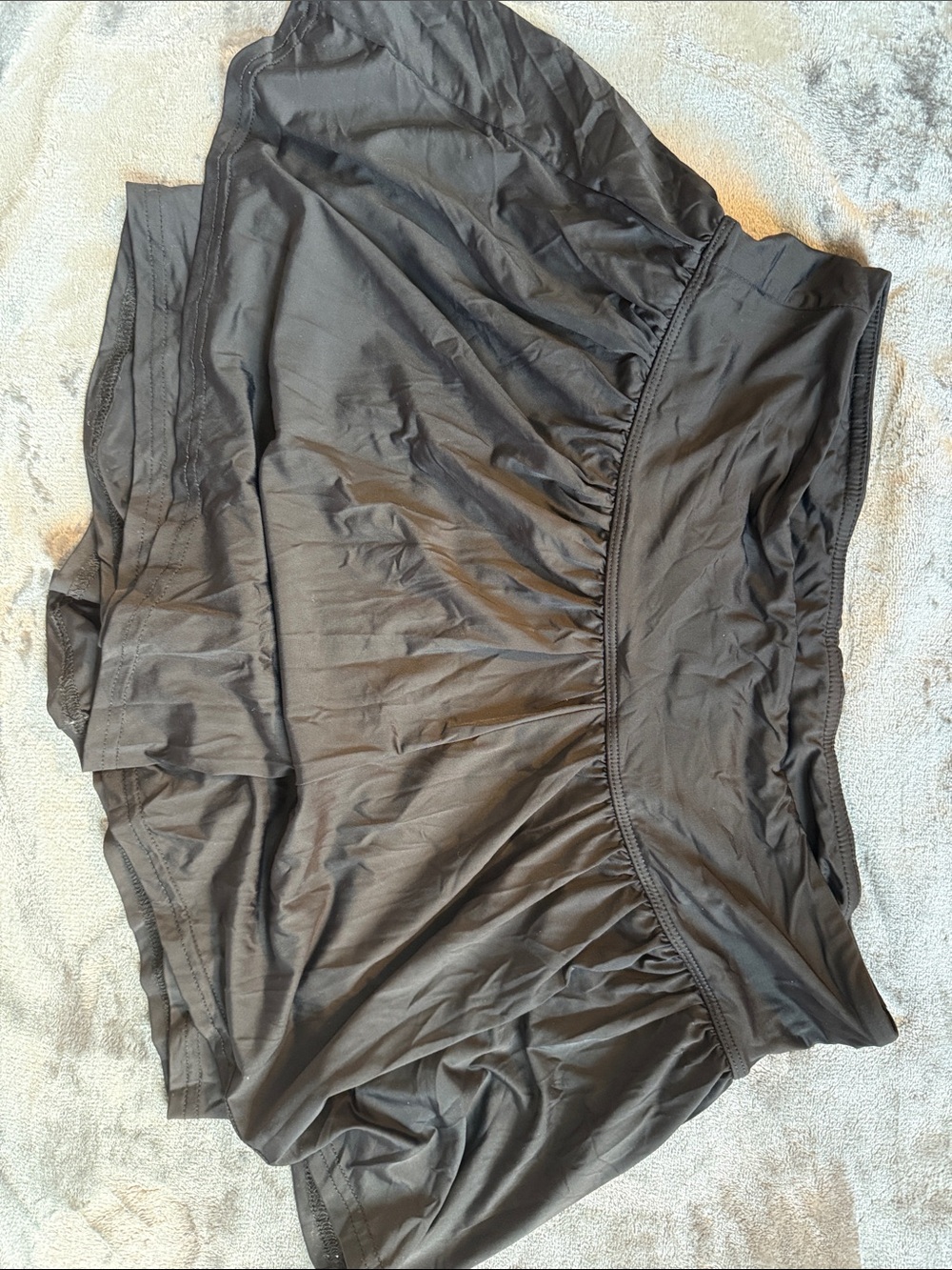 Black Women's Athletic Skort with Built-In Liner